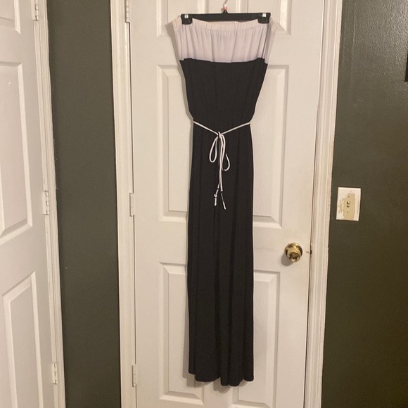 Prelude Pants - Strapless black and white jumper